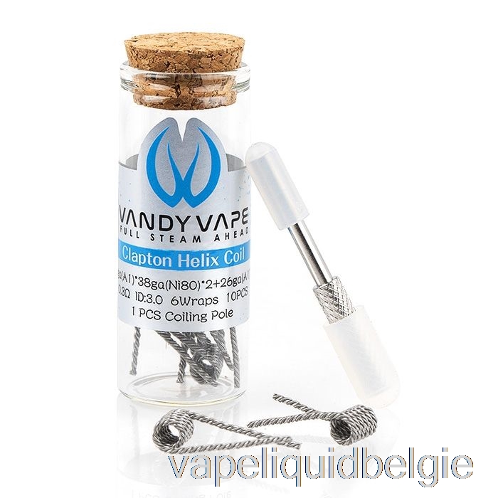 Vape Vloeistof Vandy Vape Prestaties Vooraf Gebouwde Spoelen 0.3ohm Clapton Helix Spoel